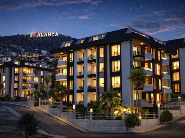 Apartment for Sale in Alanya Suitable for Citizenship