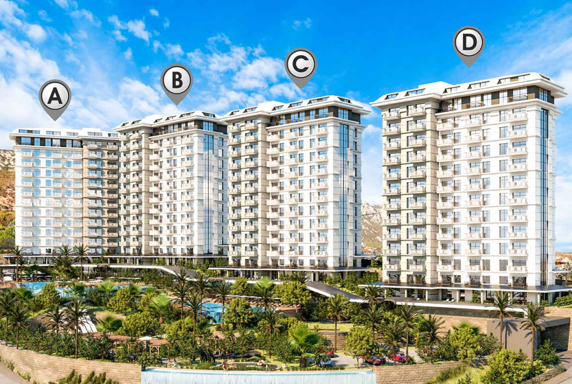 Resale Apartment In Mahmutlar Alanya