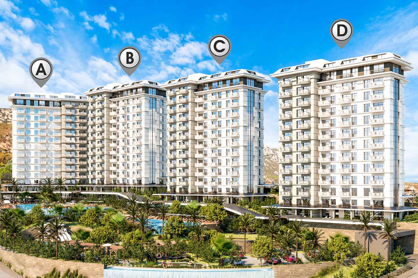 Resale Apartment In Mahmutlar Alanya