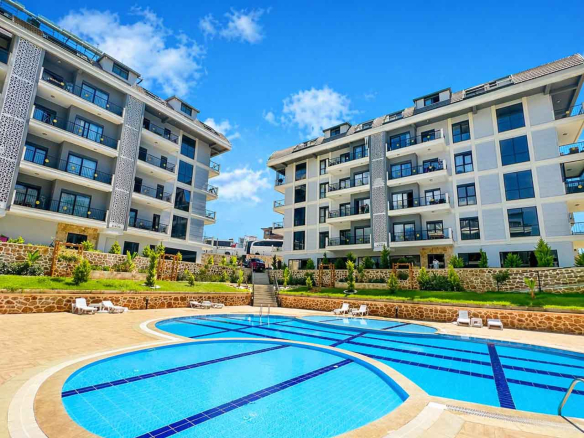 1+1 Apartment For Sale In Oba Alanya