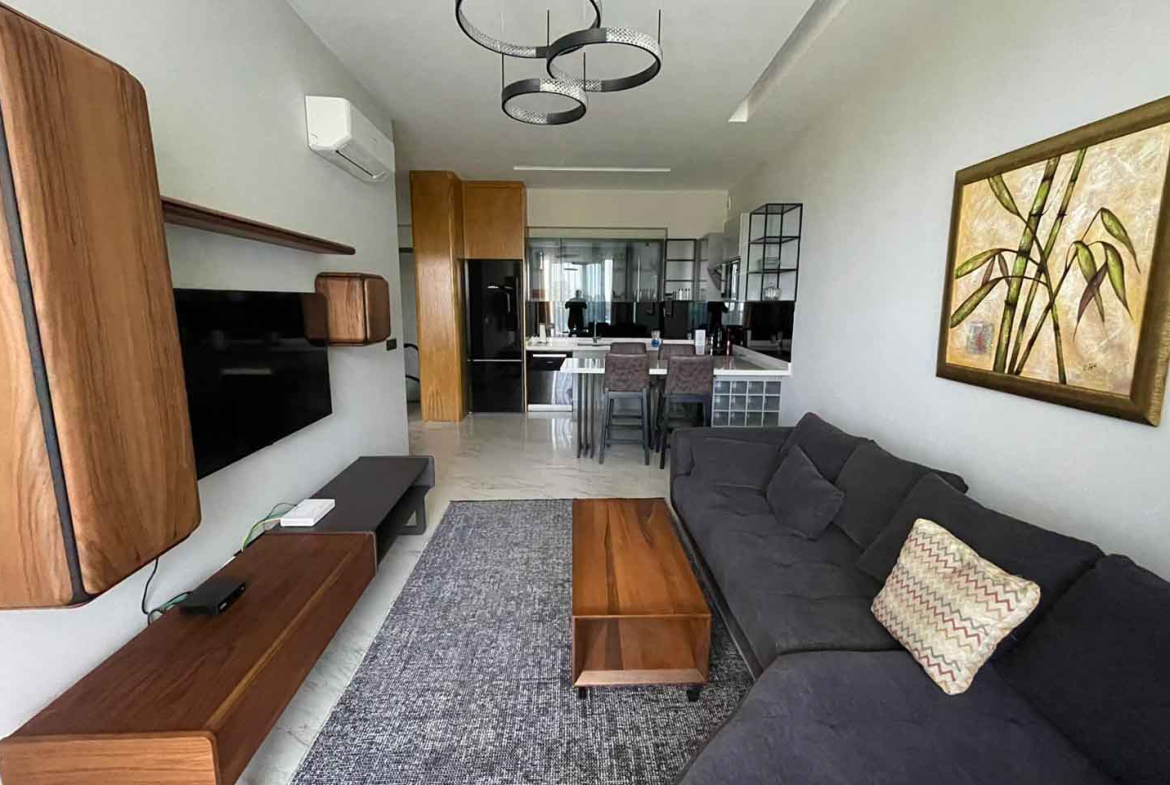 1+1 Sea View Apartment For Sale In Kargıcak Alanya