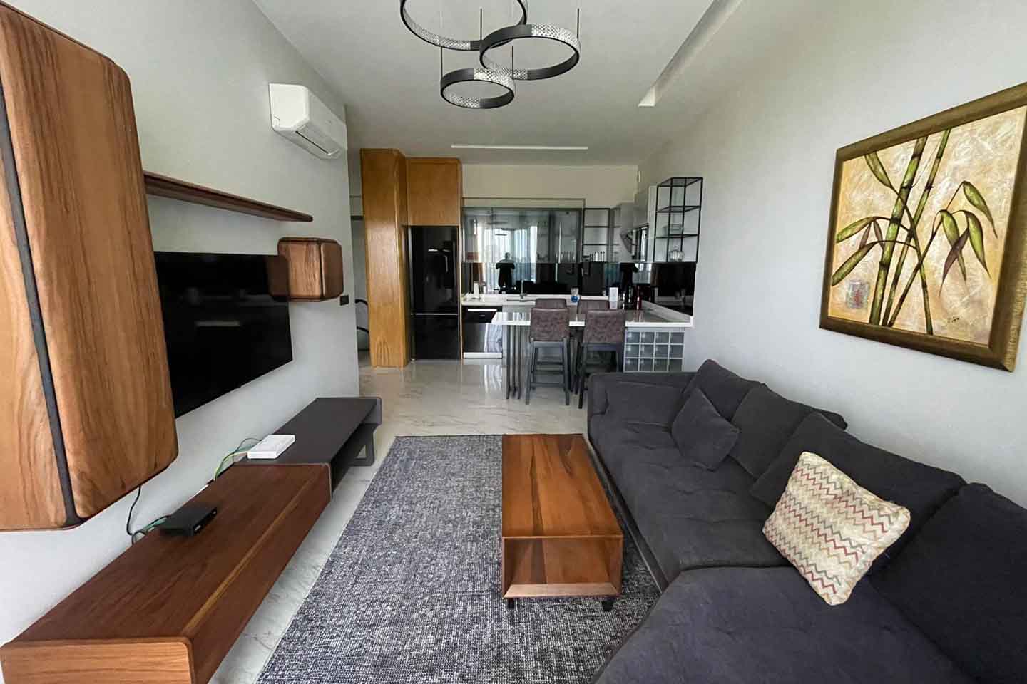 1+1 Sea View Apartment For Sale In Kargıcak Alanya