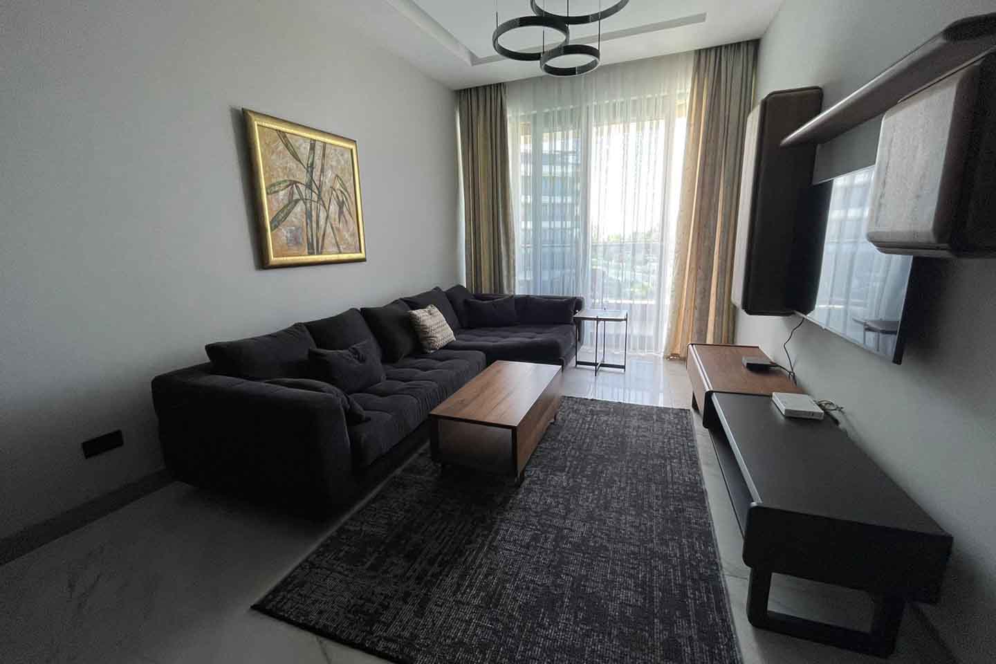1+1 Sea View Apartment For Sale In Kargıcak Alanya
