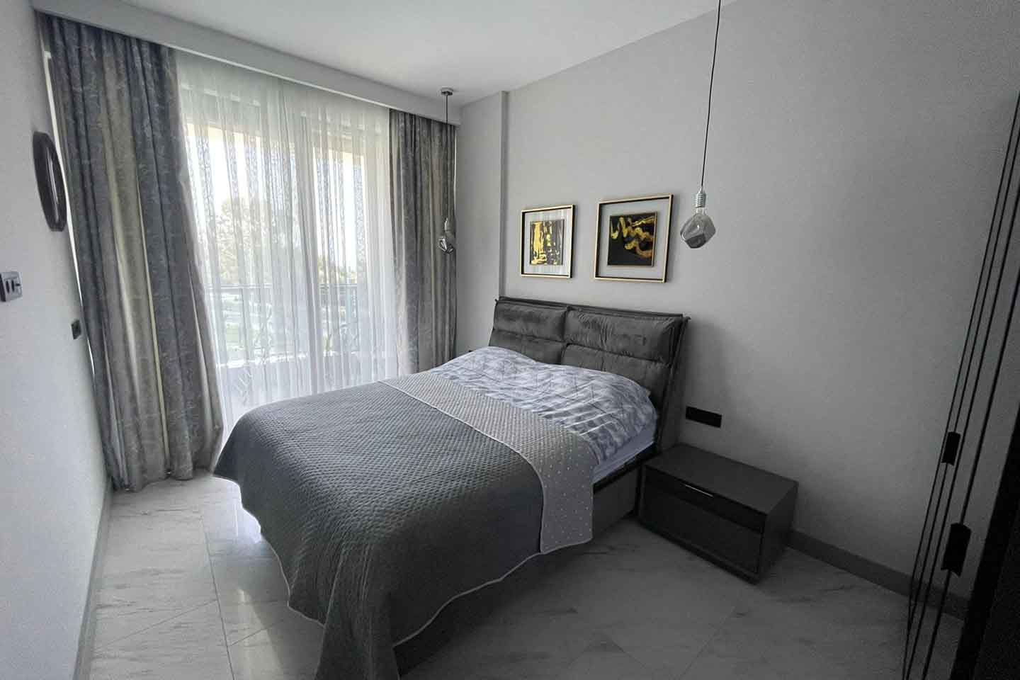 1+1 Sea View Apartment For Sale In Kargıcak Alanya
