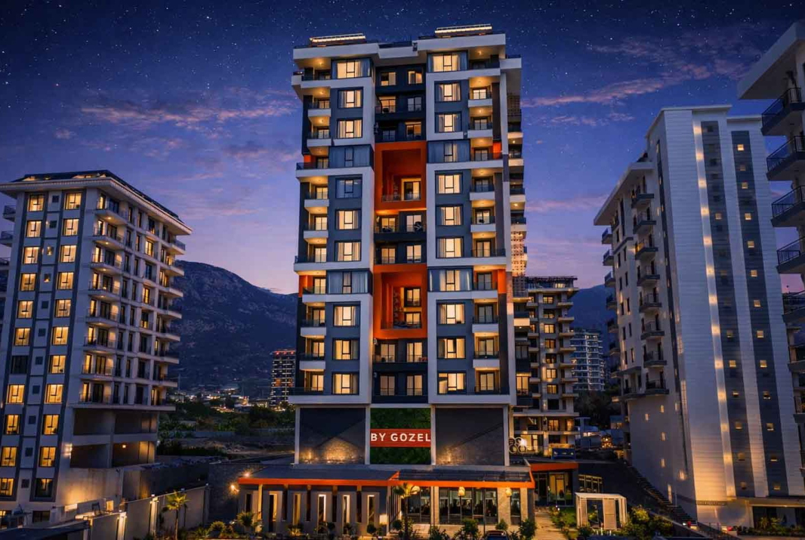 Sea View 2+1 Apartment For Sale In Alanya
