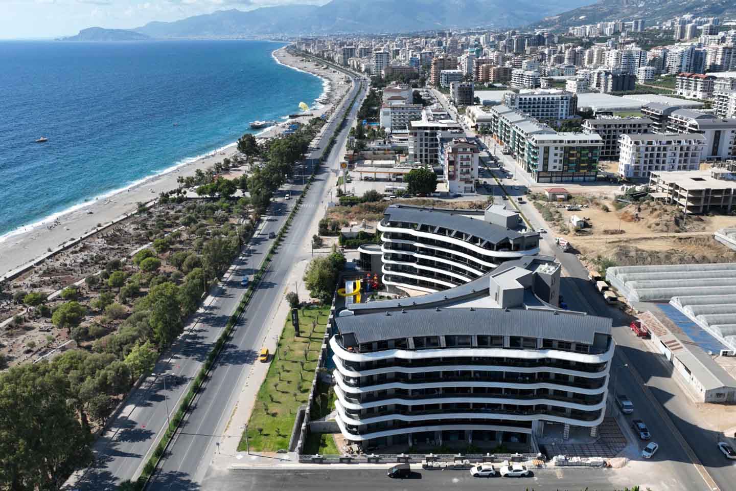 1+1 Sea View Apartment For Sale In Kargıcak Alanya