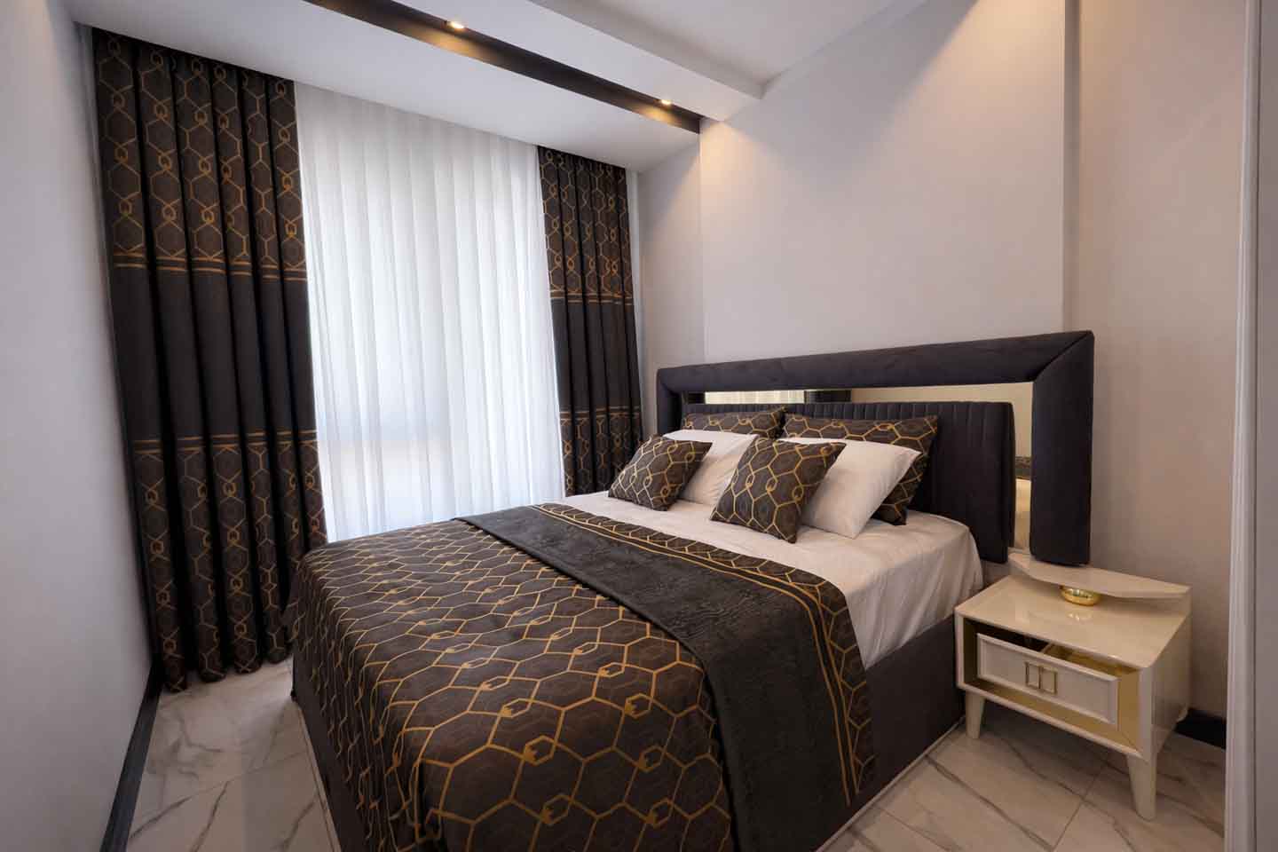 Sea View 2+1 Apartment For Sale In Alanya