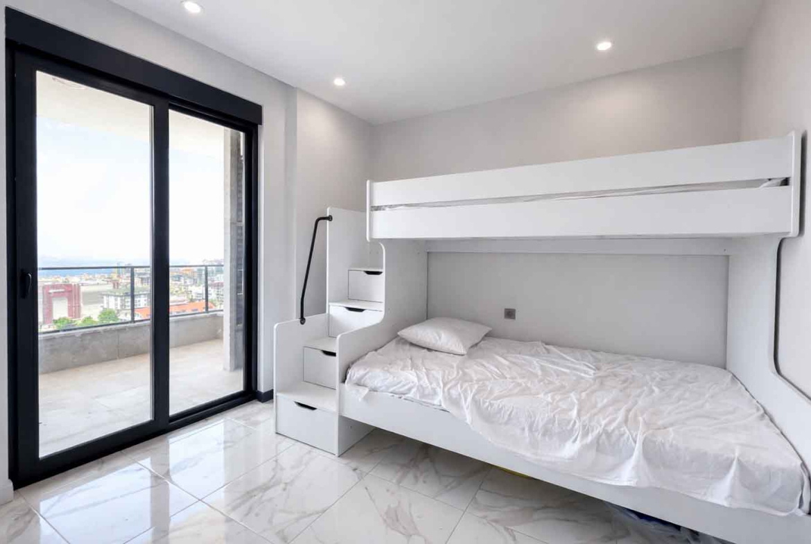 Sea View 2+1 Apartment For Sale In Alanya