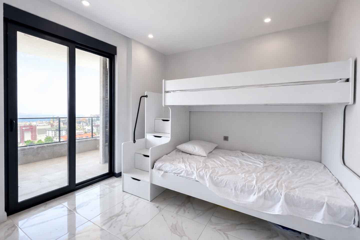 Sea View 2+1 Apartment For Sale In Alanya