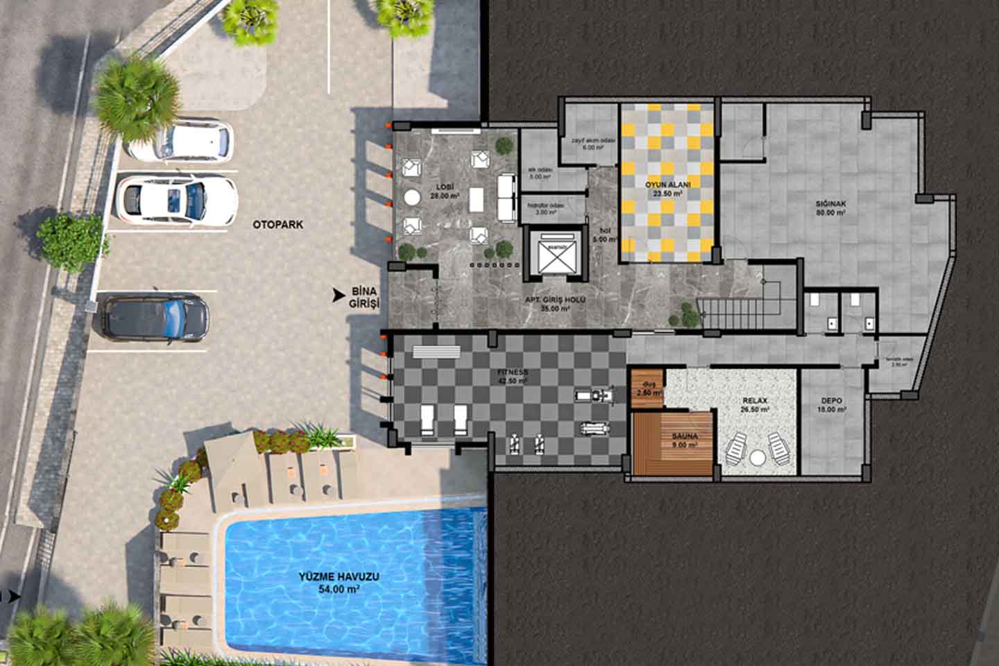 2+1 Apartment for Sale In Alanya