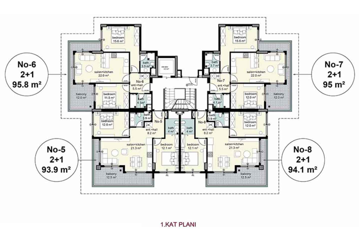 Property for Sale In Cikcilli Alanya