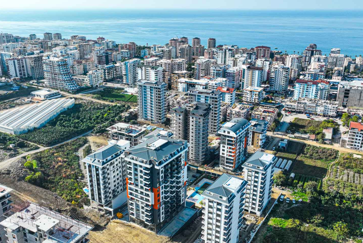 Sea View 2+1 Apartment For Sale In Alanya