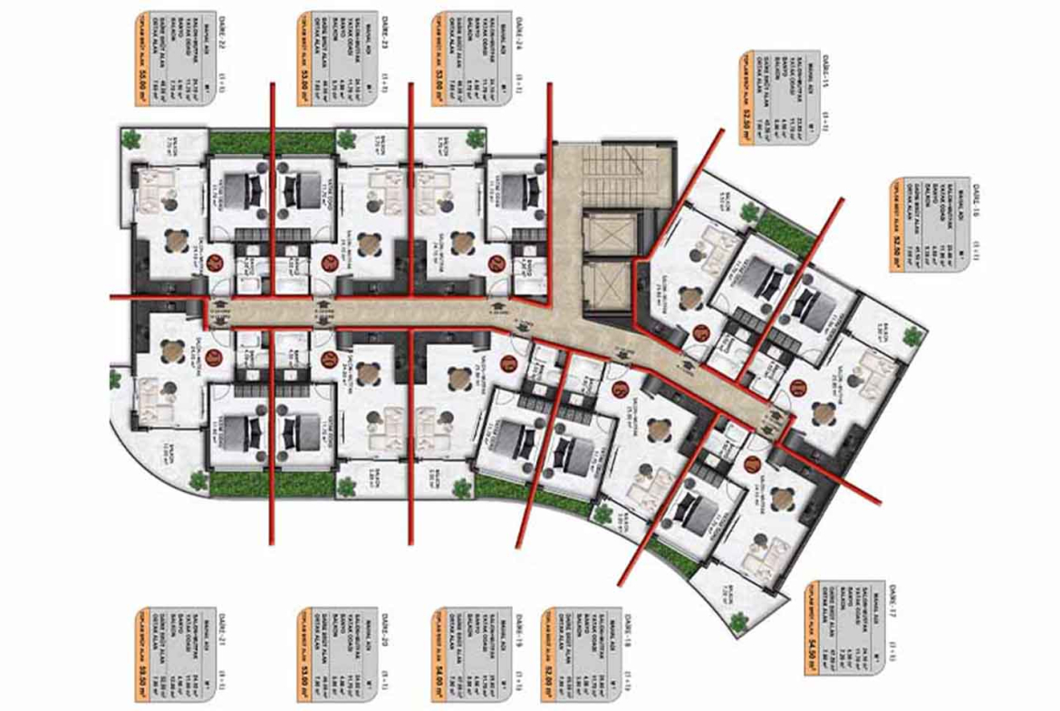 Apartments For Sale In Oba Alanya