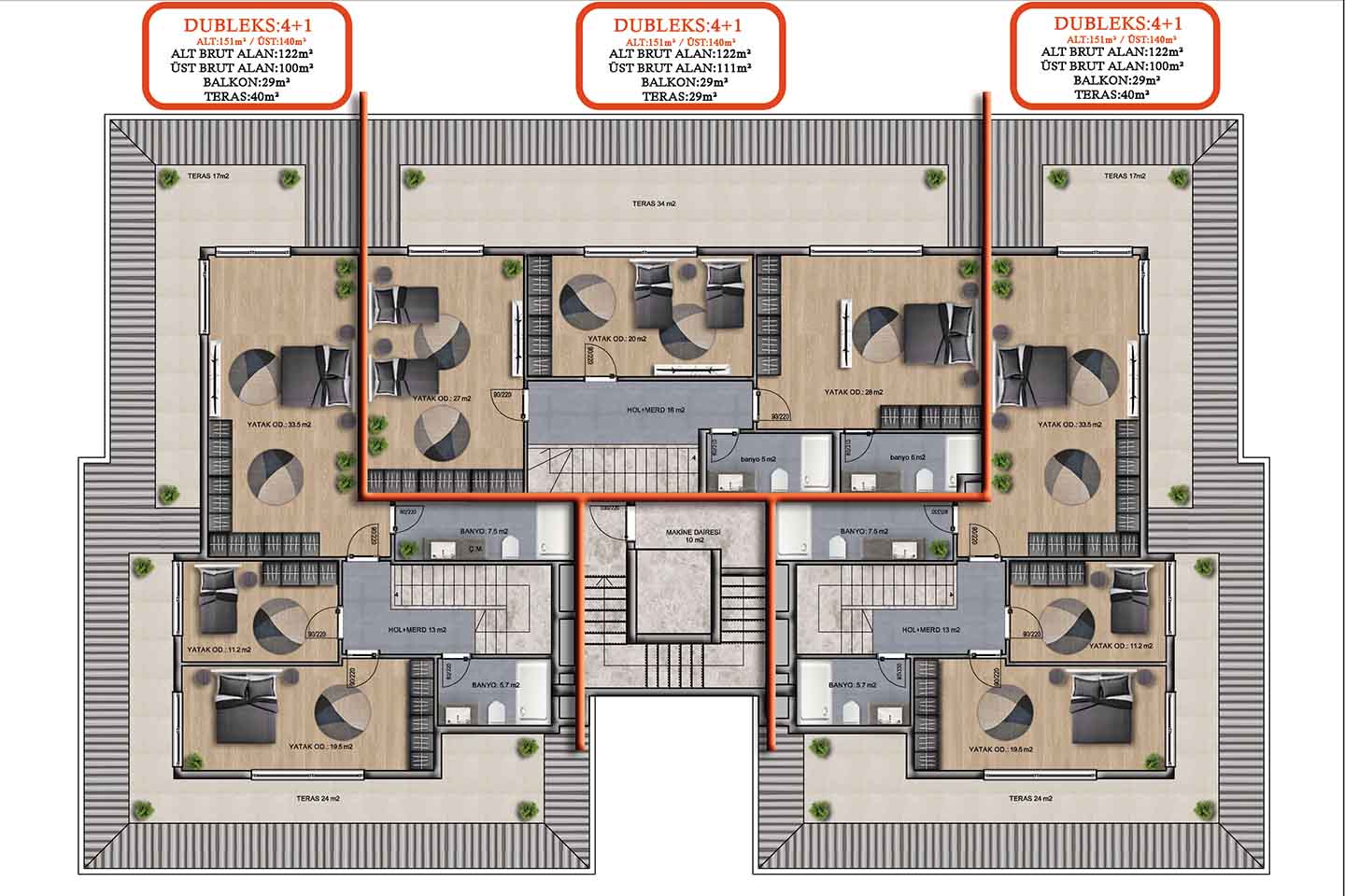 Exclusive Apartments For Sale in Oba Alanya