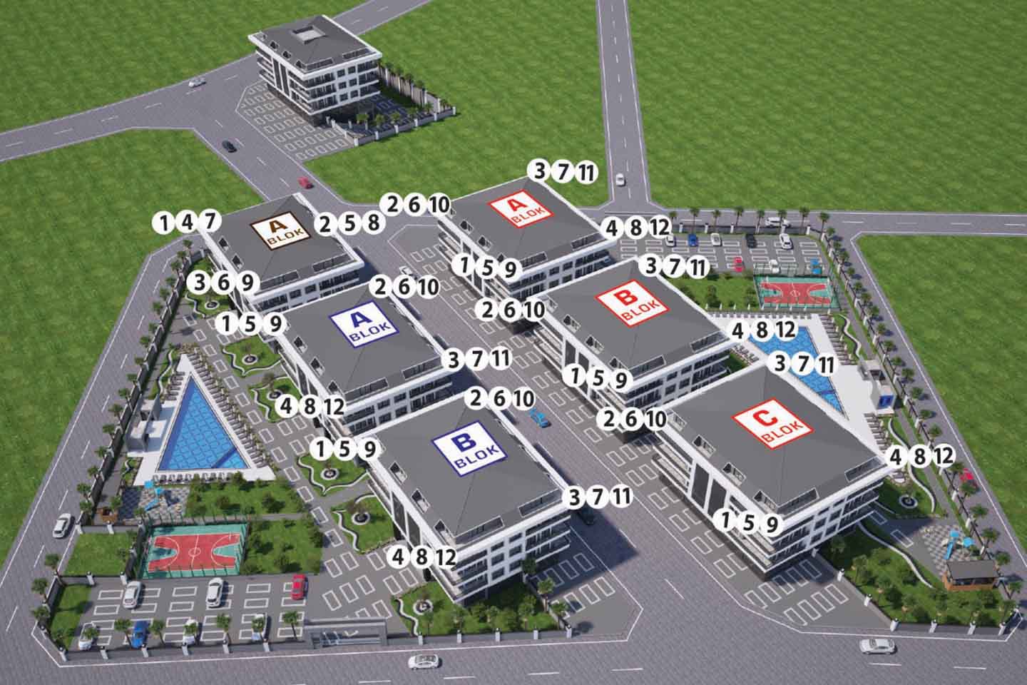 Exclusive Apartments For Sale in Oba Alanya